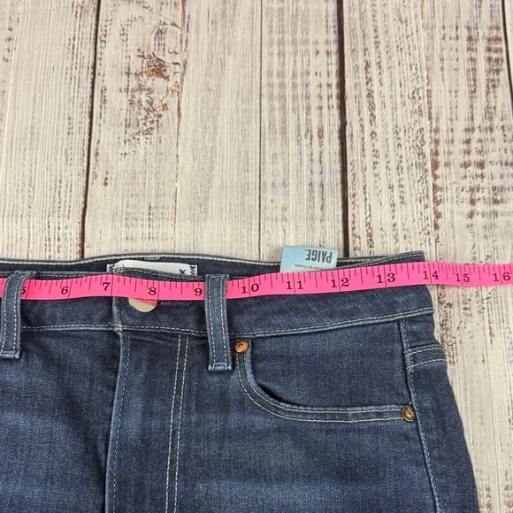 Paige “HOXTON CROP” skinny blue jeans Size 27 - Picture 8 of 12